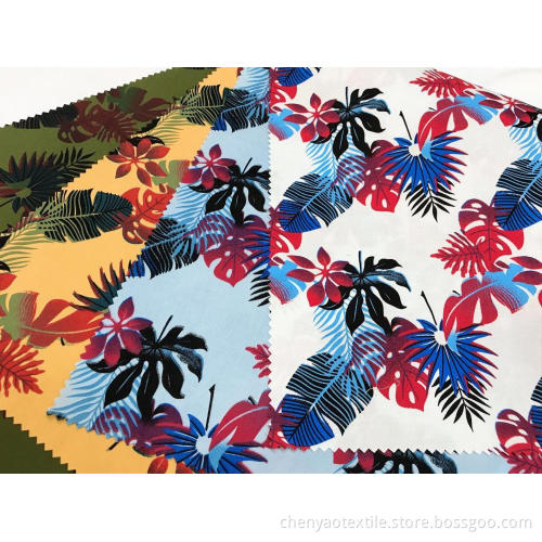 100% Cotton Stretch Plain Pigment Printed Fabric